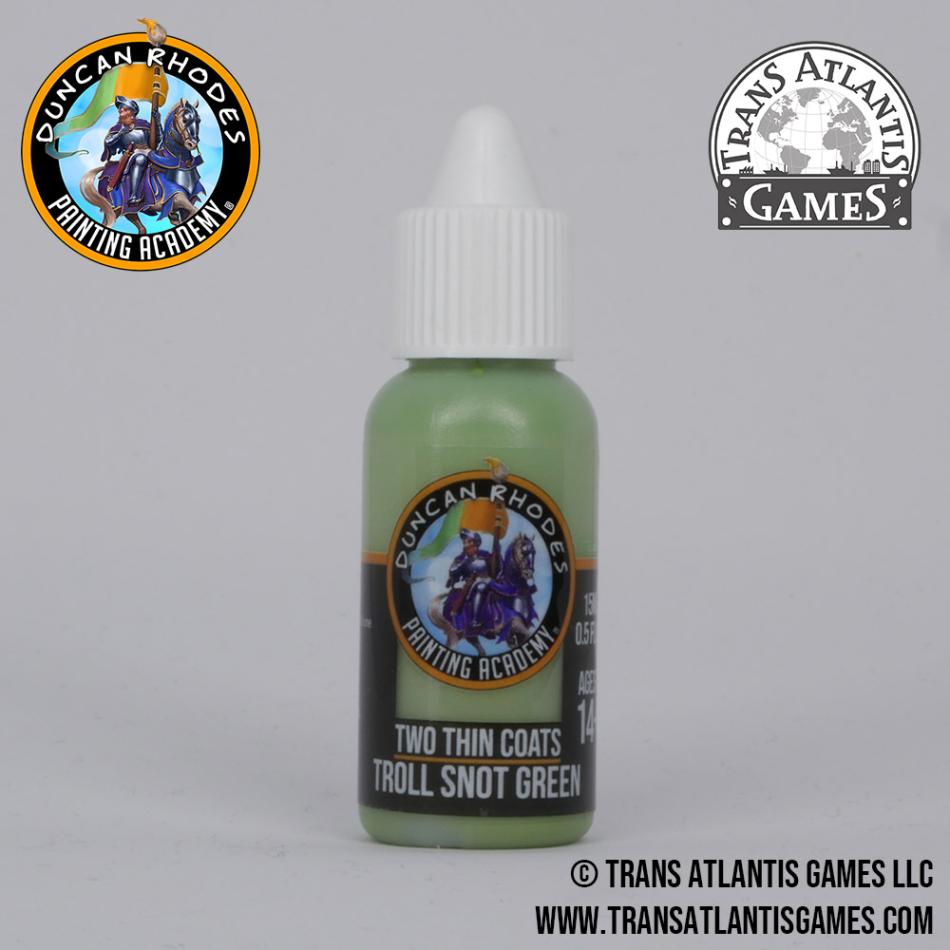 2 Thin Coats Troll Snot Green