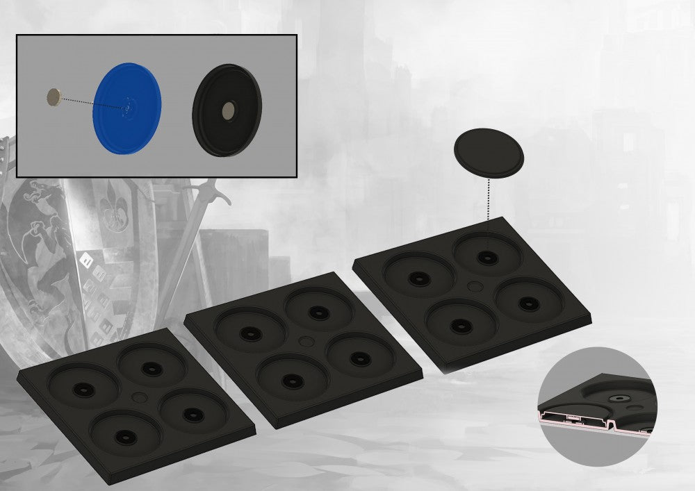 Conquest: Magnetic Bases & Carriers - Infantry