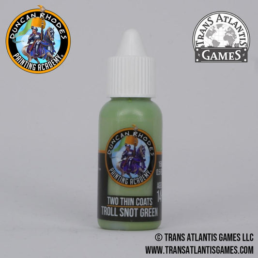 2 Thin Coats Troll Snot Green