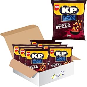 *KP Flavour Kravers Flame Grilled Steak Peanuts - (Instore Product)